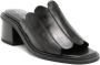 Studio Chofakian Studio 125 55mm scalloped-edge sandals Black - Thumbnail 2