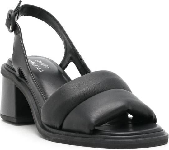 Studio Chofakian Studio 126 55mm leather sandals Black