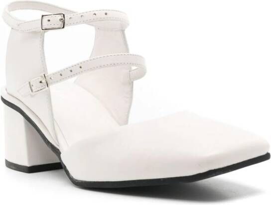 Studio Chofakian Studio 131 45mm leather sandals White