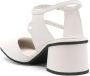 Studio Chofakian Studio 131 45mm leather sandals White - Thumbnail 3