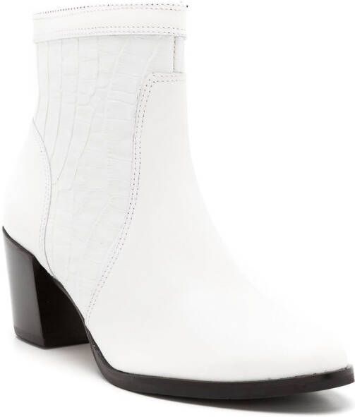 Studio Chofakian Studio 70mm ankle boots White