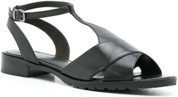 Studio Chofakian Studio 90 leather sandals Black