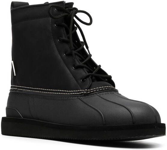 Suicoke ALAL lace-up ankle boots Black