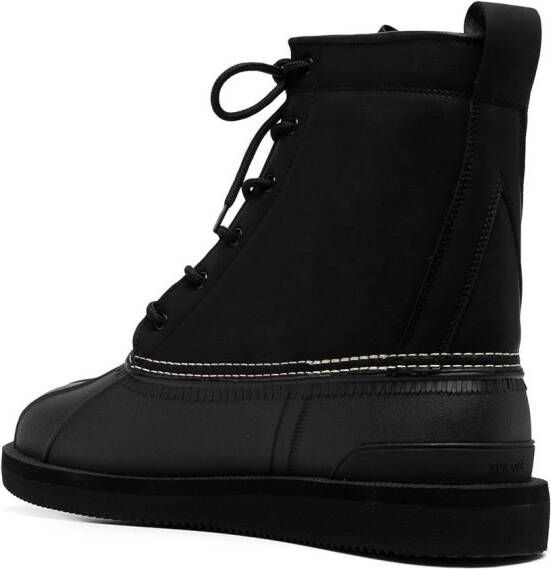 Suicoke ALAL lace-up ankle boots Black