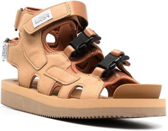 Suicoke Boak-V touch-strap sandals Brown