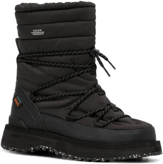 Suicoke BOWER quilted snow boots Black