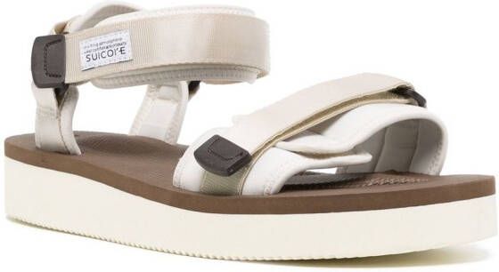 Suicoke CEL-PO touch-strap sandals White