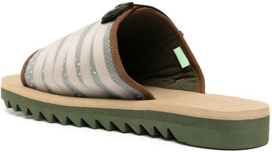 Suicoke dao-2ab ridged sandals Brown