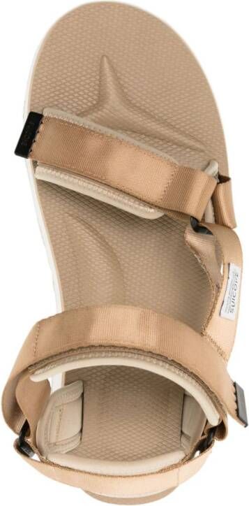 Suicoke Depa-2TRab logo-patch sandals Brown