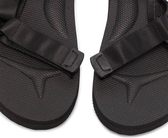 Suicoke Depa flat multi strap sandals Black
