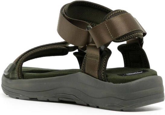 Suicoke DEPA-V2PO touch-strap sandals Green