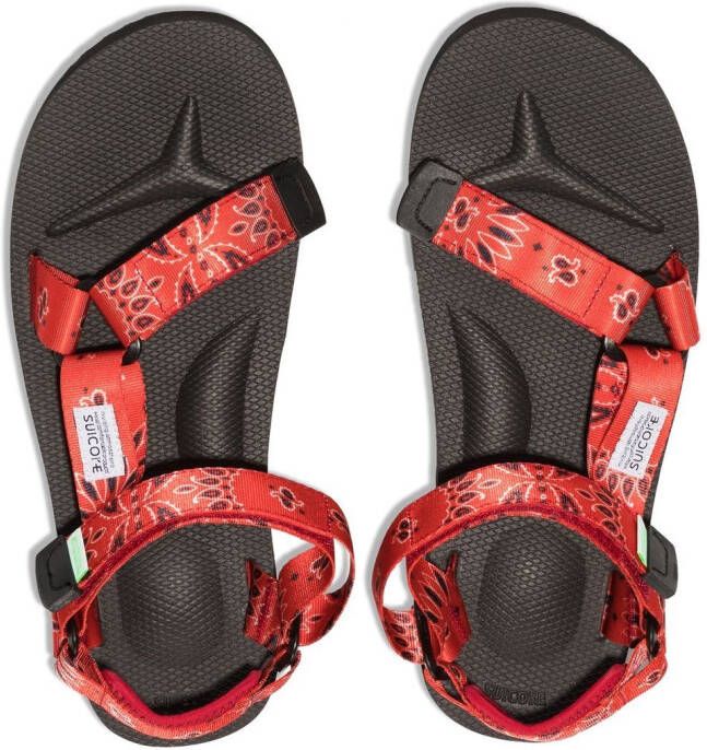 Suicoke DEPA Webbing-strap sandals Red