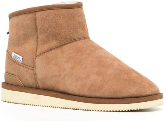 Suicoke ELS suede ankle boots Brown