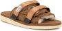 Suicoke flat touch strap sandals Brown - Thumbnail 2