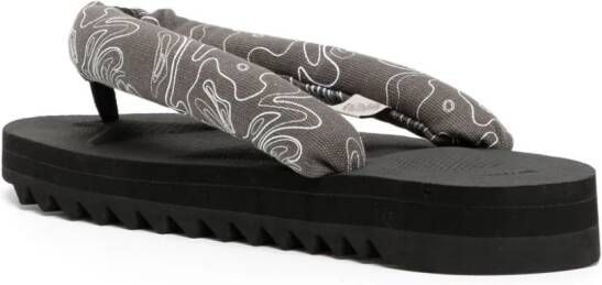 Suicoke GTA thong-strap sandals Grey