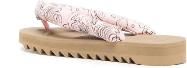 Suicoke GTA thong-strap sandals Pink