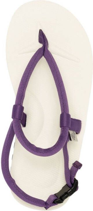 Suicoke GUT padded thong-strap sandals Purple