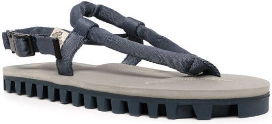 Suicoke GUT slide-buckled sandals Grey