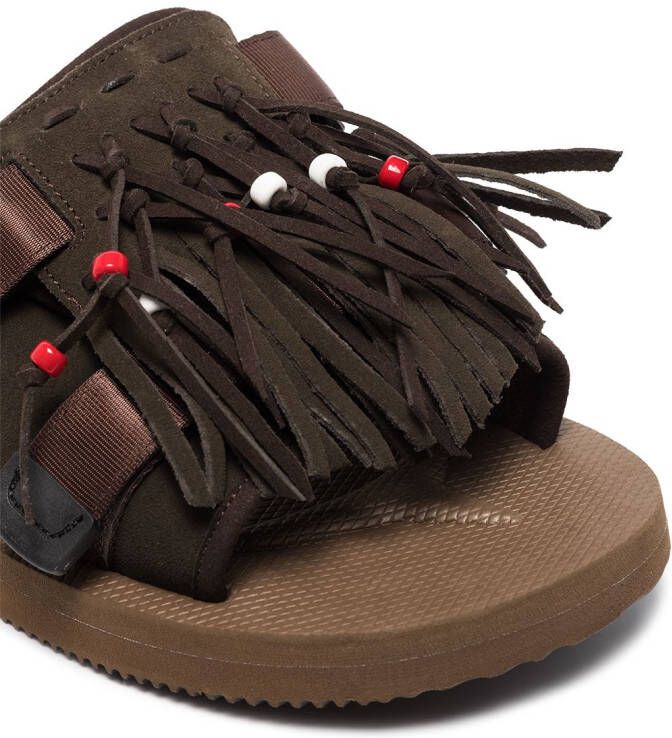 Suicoke Hoto suede sandals Brown