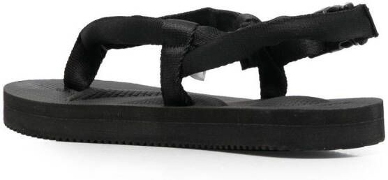Suicoke Kat-2 thong slingback sandals Black