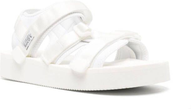 Suicoke Kisee-VPO logo-detail sandals White