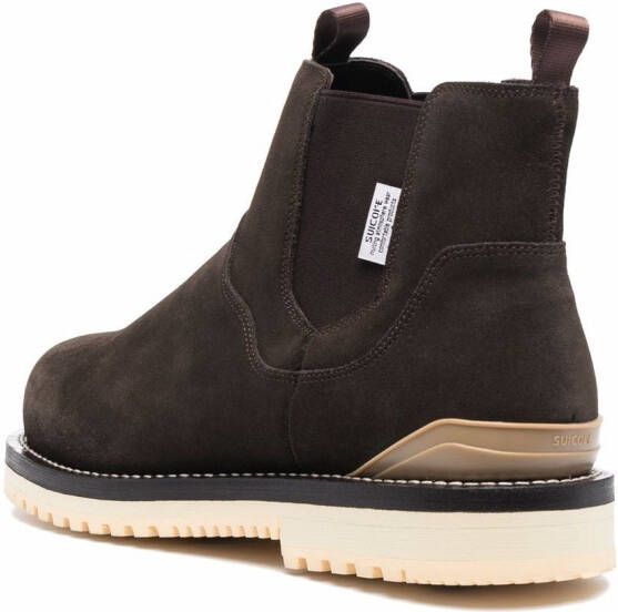 Suicoke leather ankle boots Brown