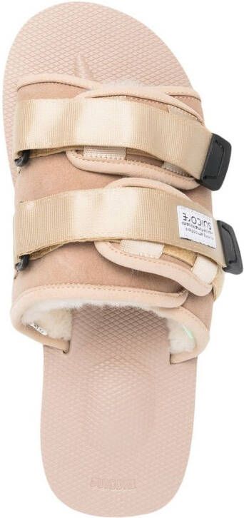 Suicoke Moto-Mab touch-strap sandals Neutrals