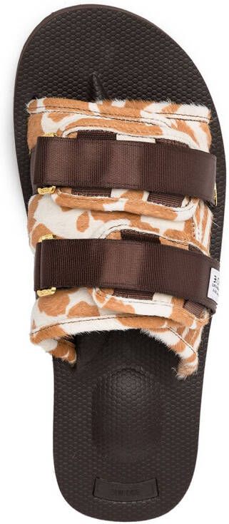 Suicoke MOTO-VHL open toe sandals Brown