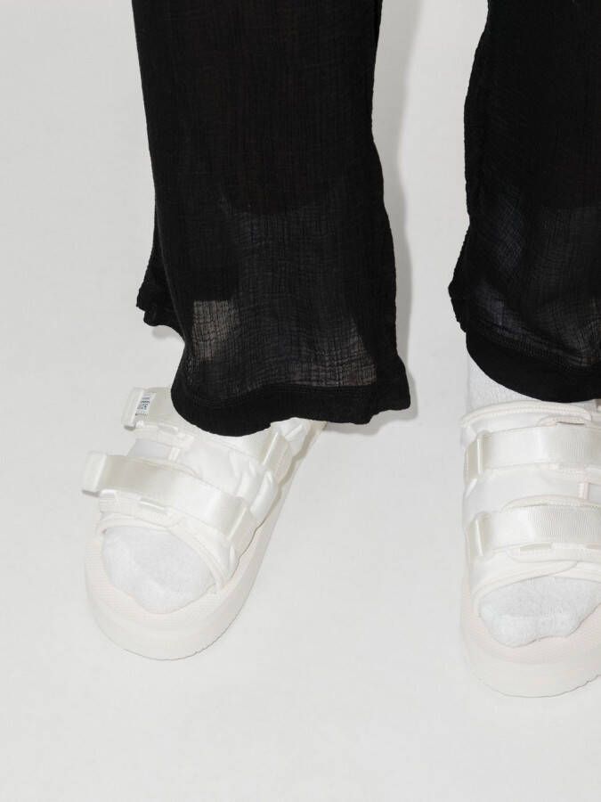 Suicoke MOTO Webbing double-strap sandals White