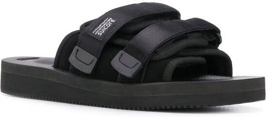 Suicoke open toe strap sandals Black