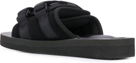 Suicoke open toe strap sandals Black