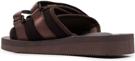Suicoke open-toe touch-strap sandals Brown