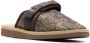 Suicoke paisley-print touch-strap slippers Brown - Thumbnail 2