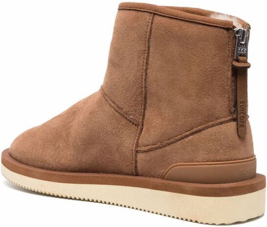 Suicoke shearling ankle boots Brown