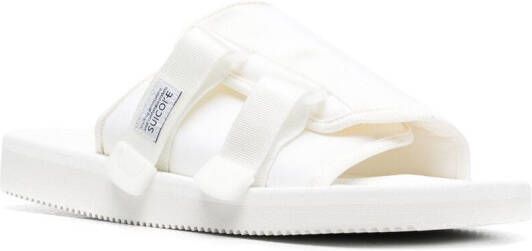 Suicoke side touch-strap sandals White