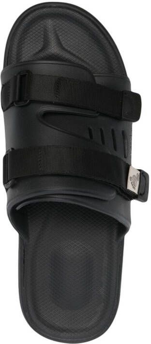 Suicoke touch-strap flat sandals Black
