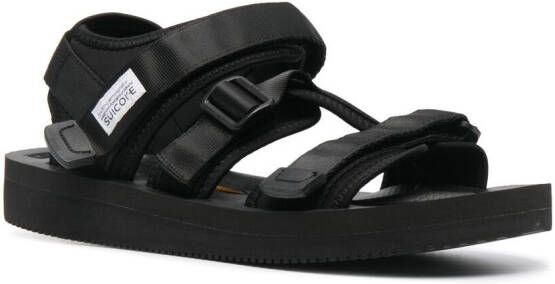 Suicoke touch-strap sandals Black