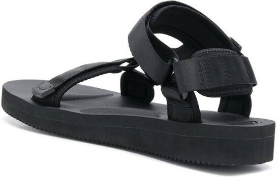 Suicoke touch strap sandals Black