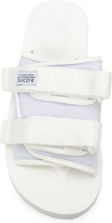 Suicoke touch-strap slides White