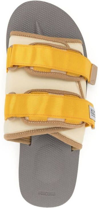 Suicoke touch-strap slides Yellow