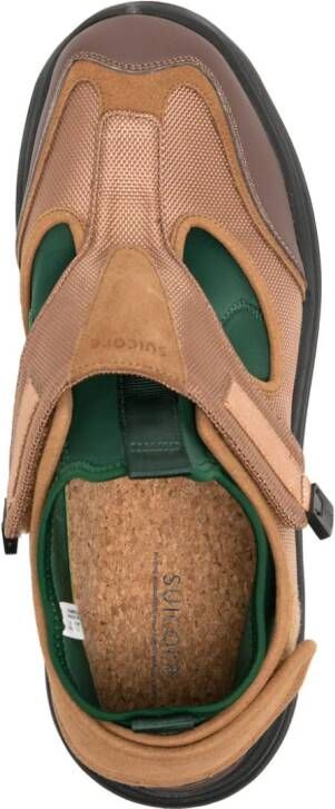 Suicoke Tred logo-patch sneakers Brown