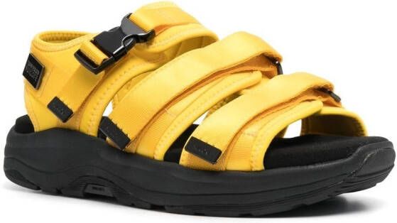 Suicoke triple-strap sandals Yellow