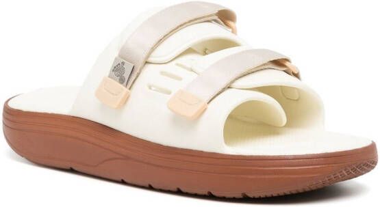 Suicoke URICH touch-strap sandals White