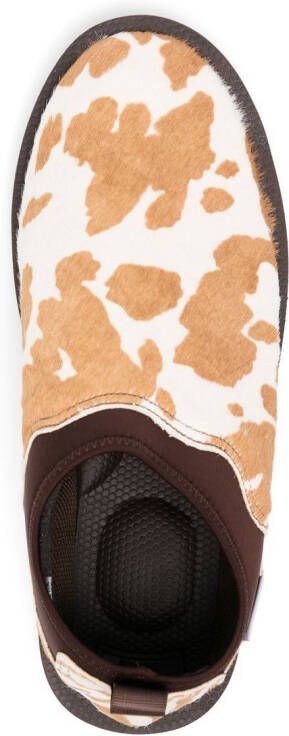 Suicoke VHL animal-print shoes Brown