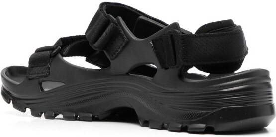 Suicoke Wake moulded touch-strap sandals Black