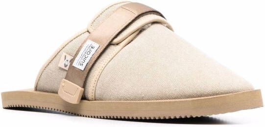 Suicoke x Daniel Arsham Zavo flat slippers Neutrals