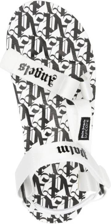 Suicoke x Palm Angels Depa logo-print sandals White