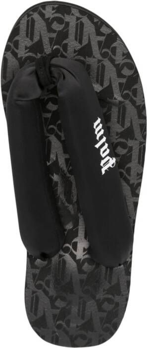 Suicoke x Palm Angels GTA logo-print sandals Black