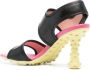 Sunnei 1000 Chiodi 85mm colour-block sandals Black - Thumbnail 3