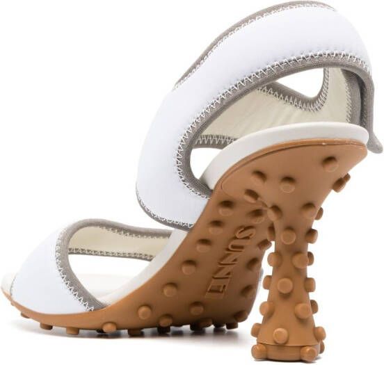 Sunnei 1000Chiodi high-heel sandals White
